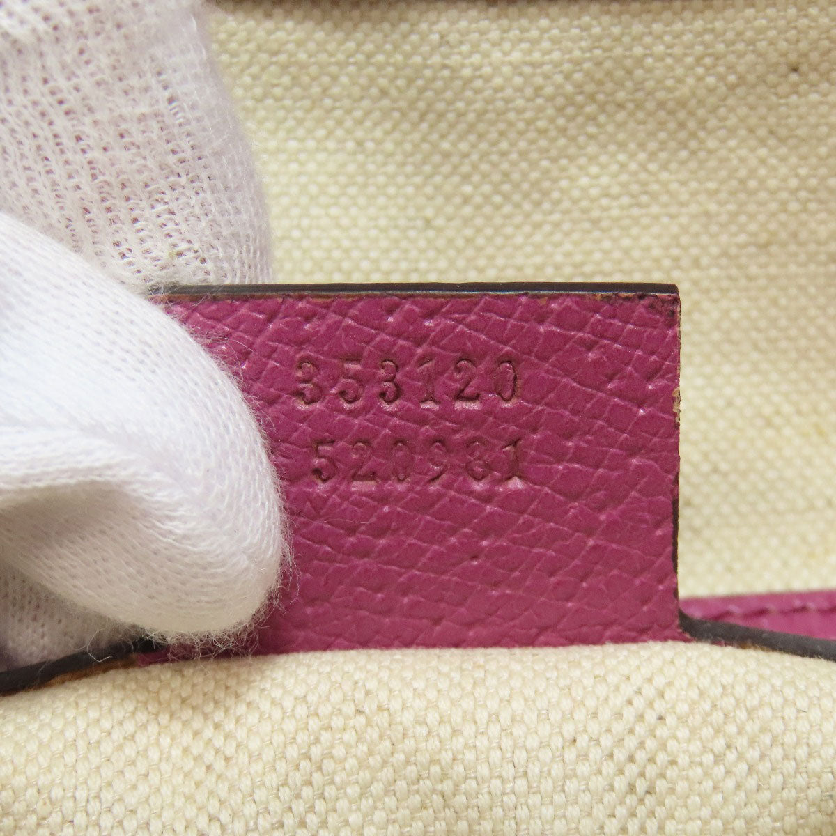 GUCCI Tote Bag 353120 canvas pink BREE GG CANVAS 2WAY