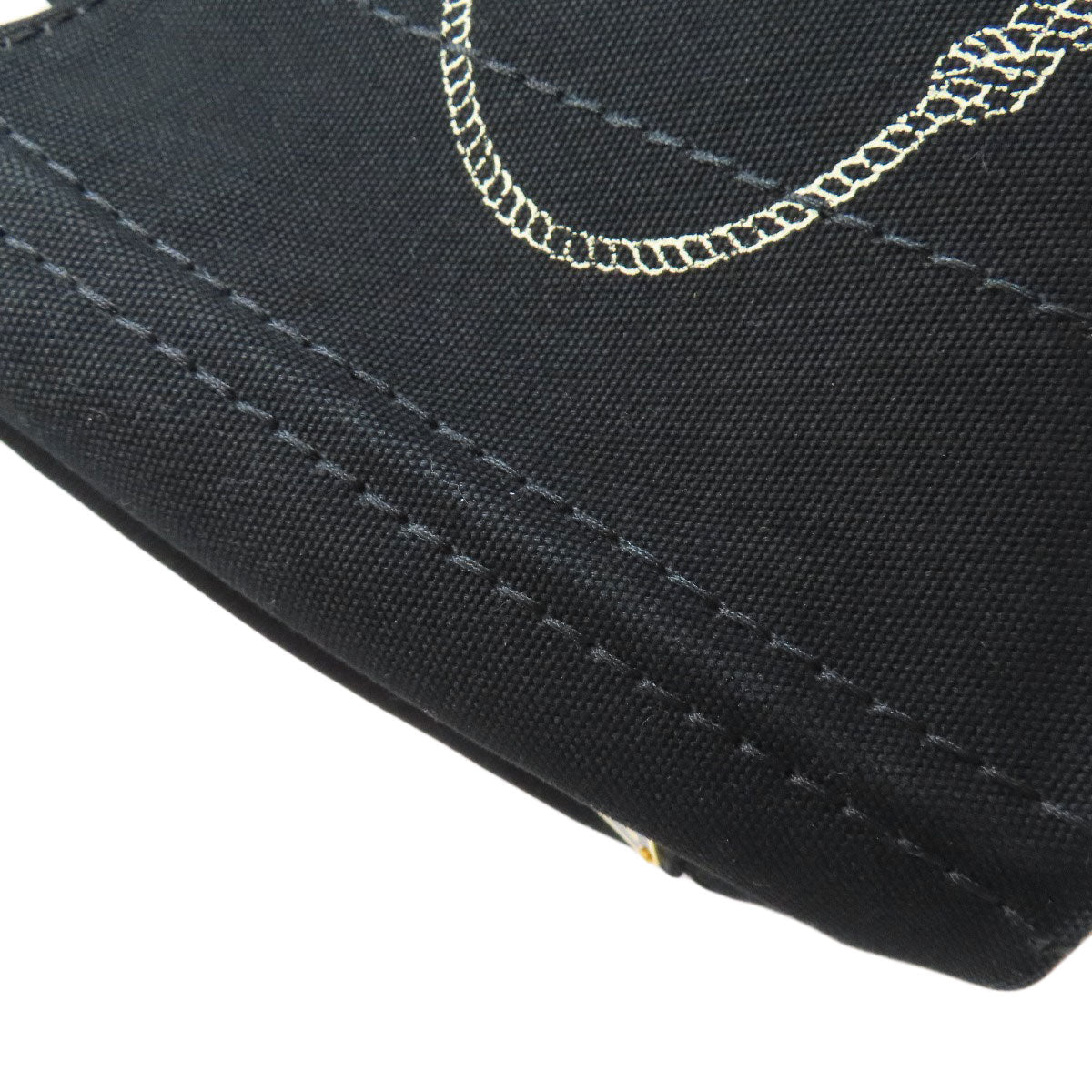 PRADA Handbag canvas black Canapa mini