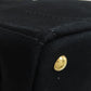 PRADA Handbag canvas black Canapa mini