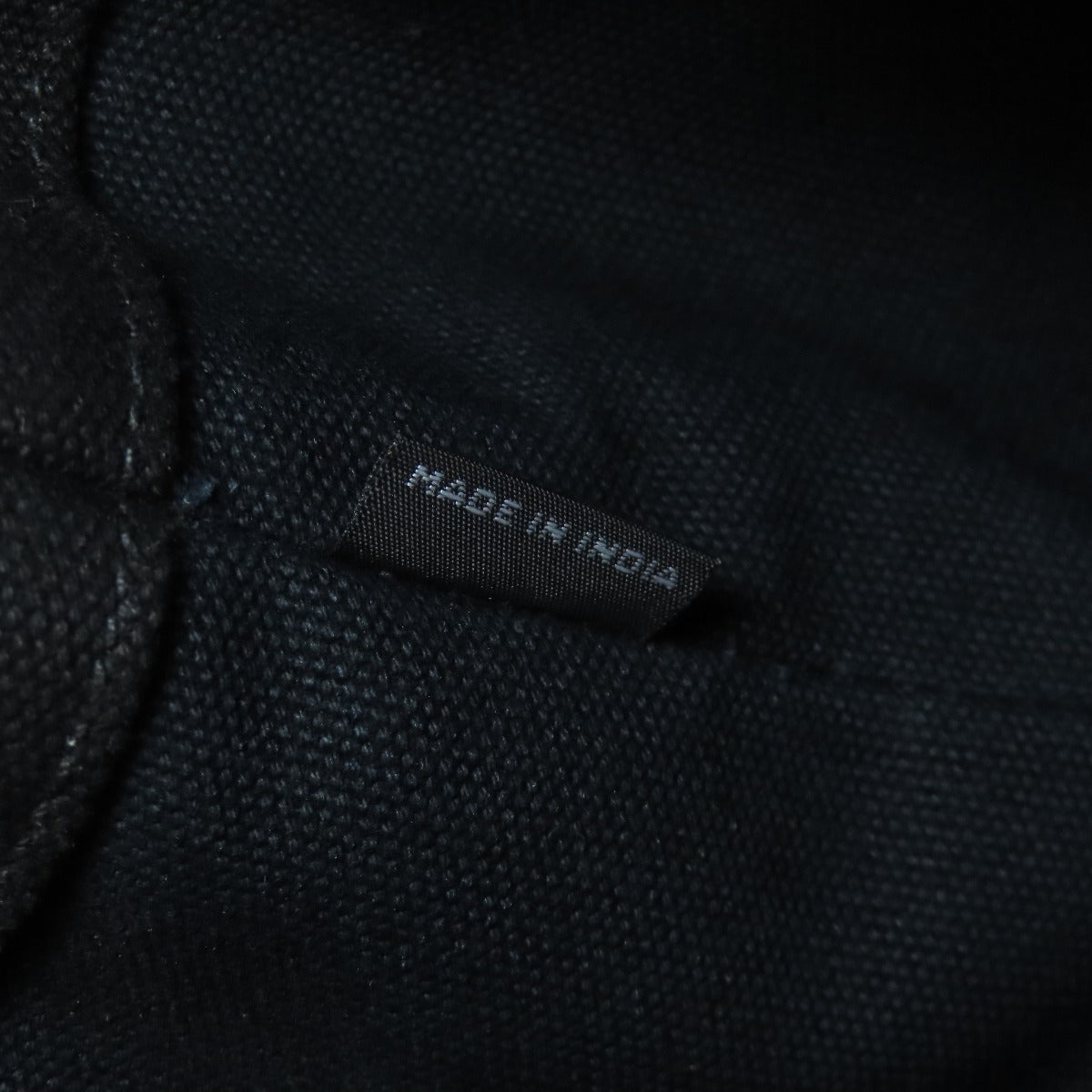 PRADA Handbag canvas black Canapa mini