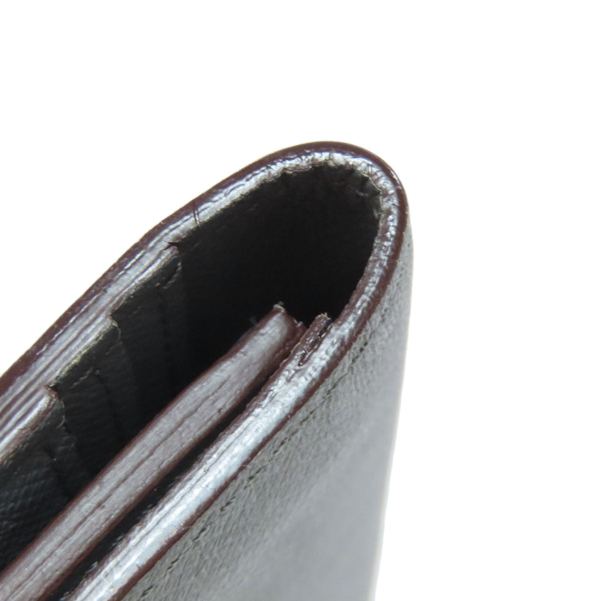 LOUIS VUITTON Long Wallet Purse M32653 Taiga Leather gray Portefeuille Blaza mens Used Authentic