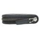 GUCCI Long Wallet Purse 307987 leather black Zip Around GG Signature Shima Women Used Authentic