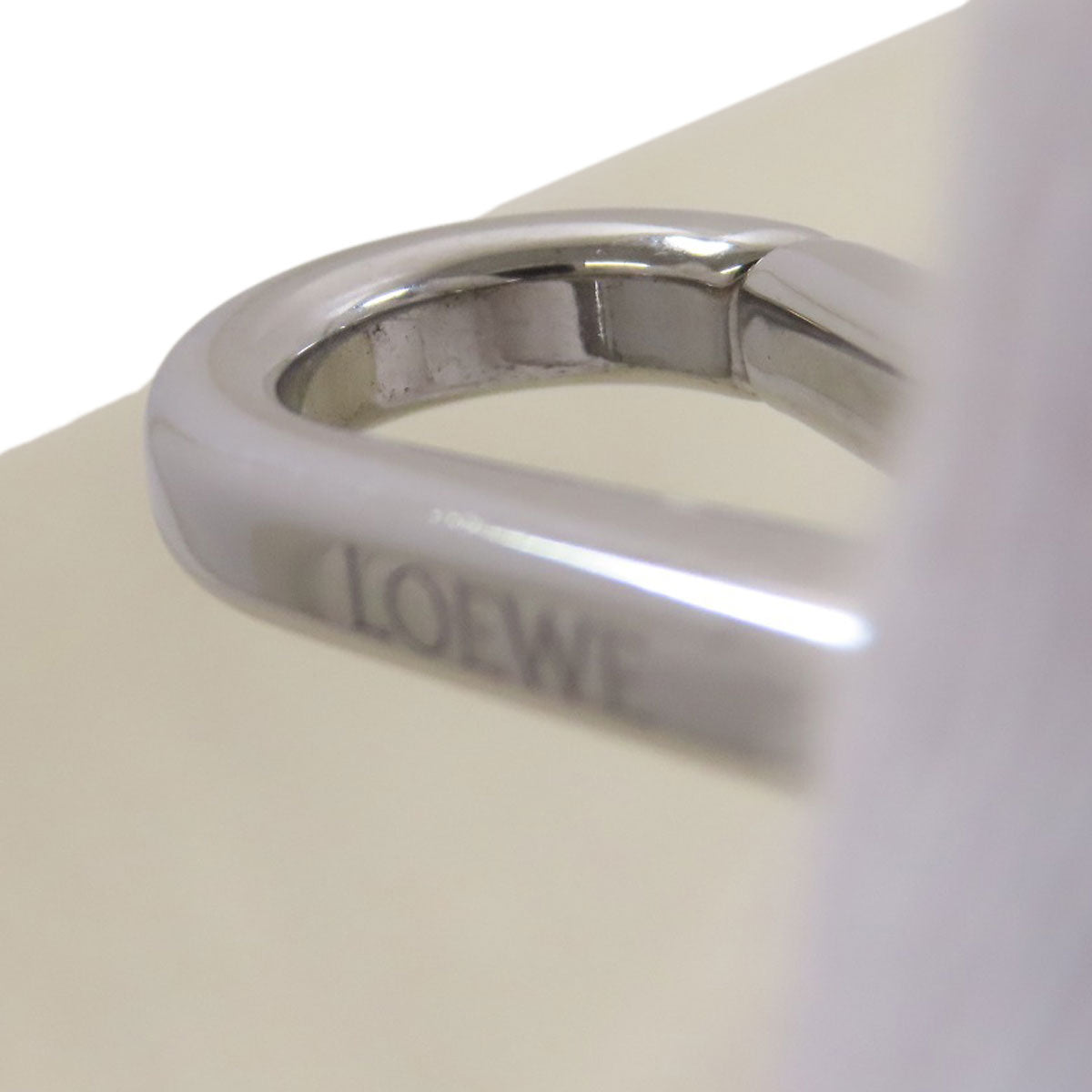 LOEWE Shoulder Bag canvas white one belt balloon bag