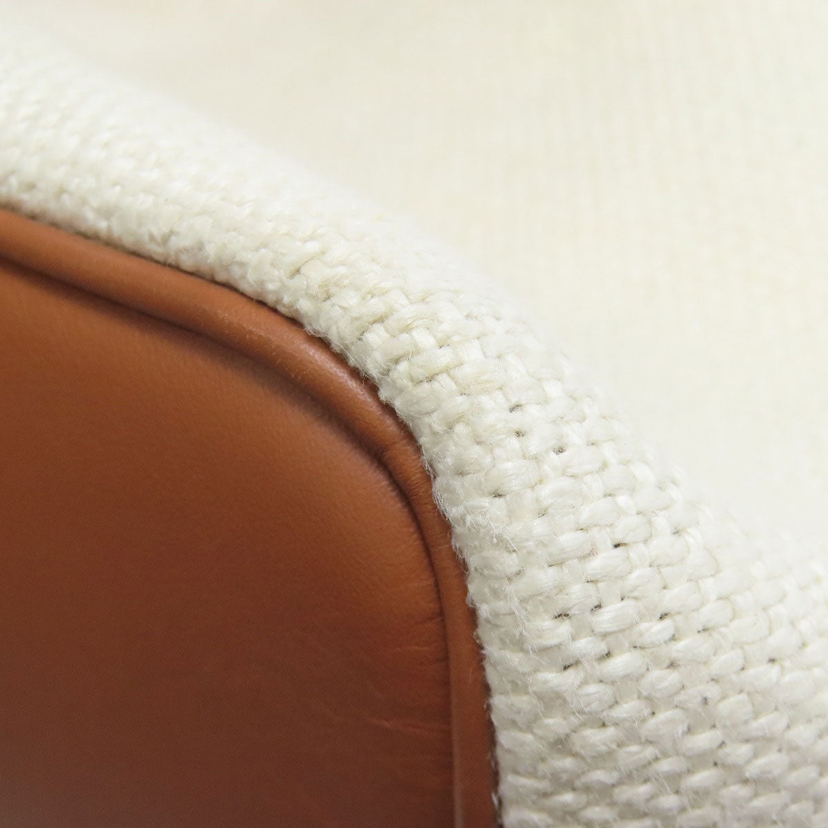 LOEWE Shoulder Bag canvas white one belt balloon bag