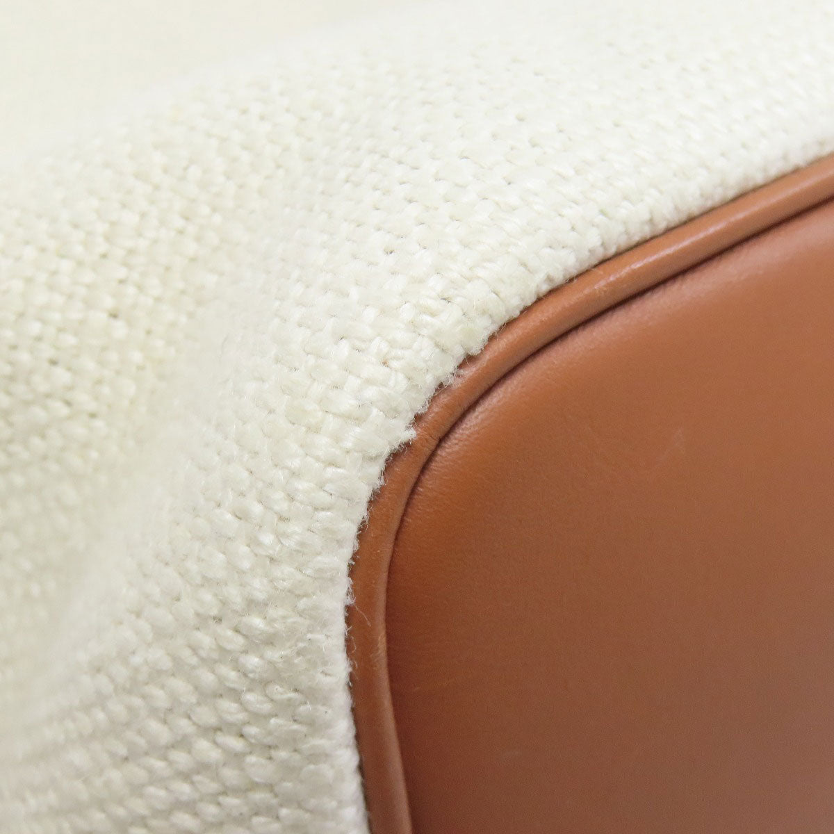 LOEWE Shoulder Bag canvas white one belt balloon bag