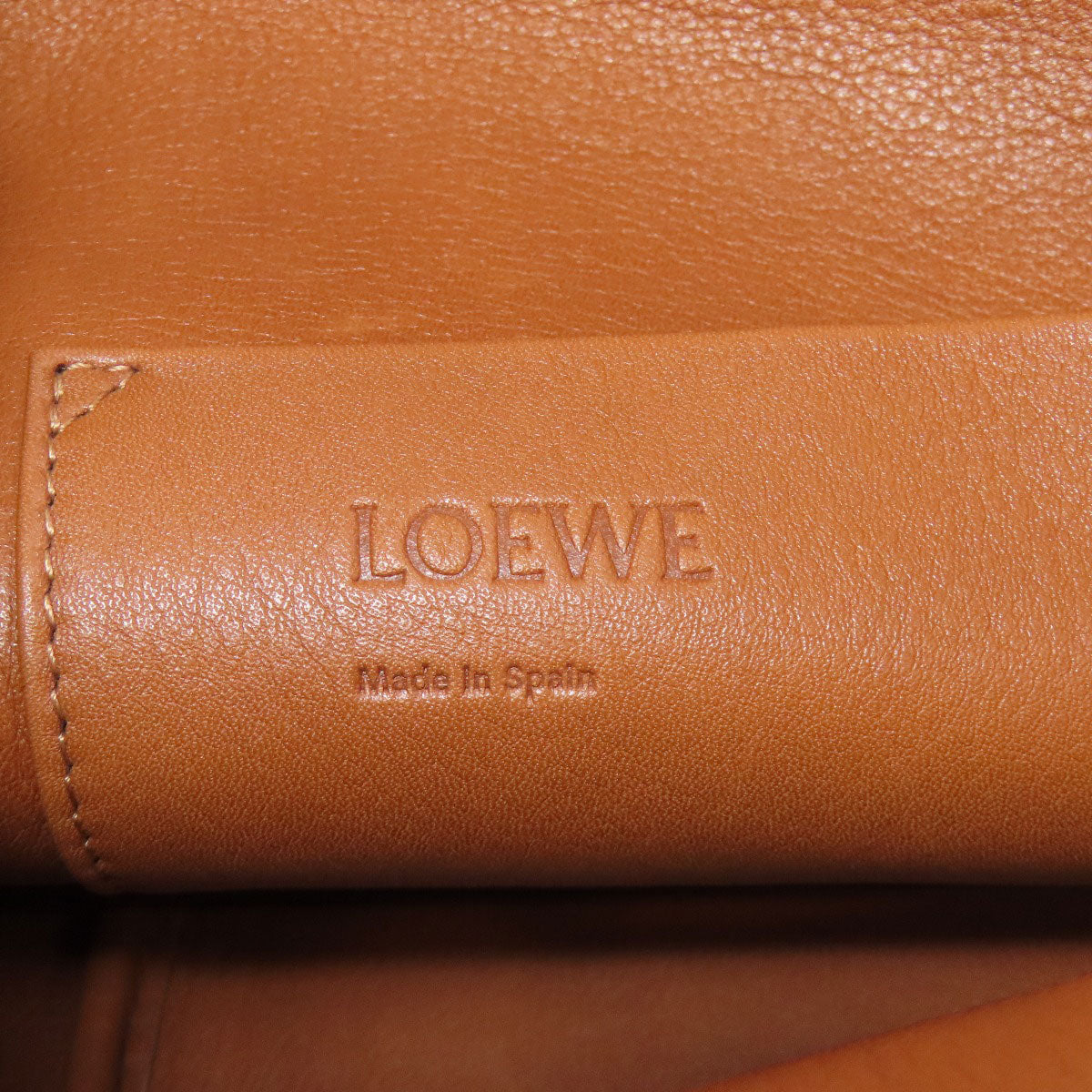 LOEWE Shoulder Bag canvas white one belt balloon bag