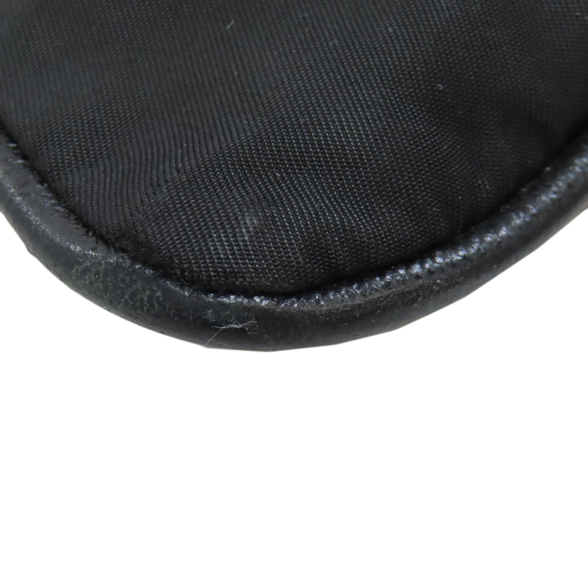 PRADA Shoulder Bag VA0340 Nylon black logoMetal Women Used Authentic