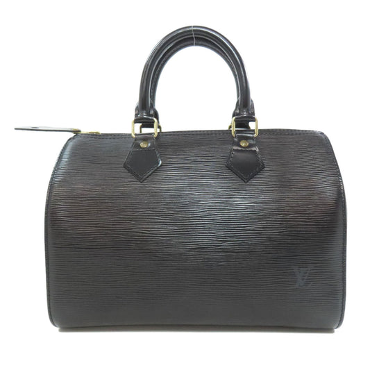 LOUIS VUITTON Boston Duffel bag M59032 Epi black Speedy 25 Women Used Authentic