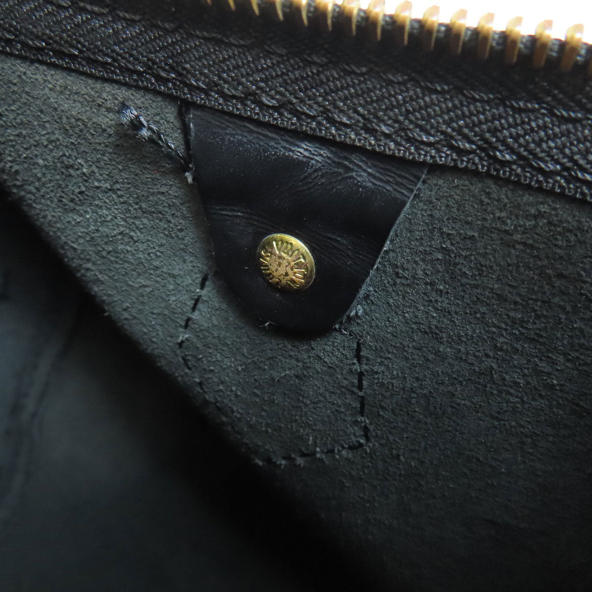 LOUIS VUITTON Boston Duffel bag M59032 Epi black Speedy 25 Women Used Authentic