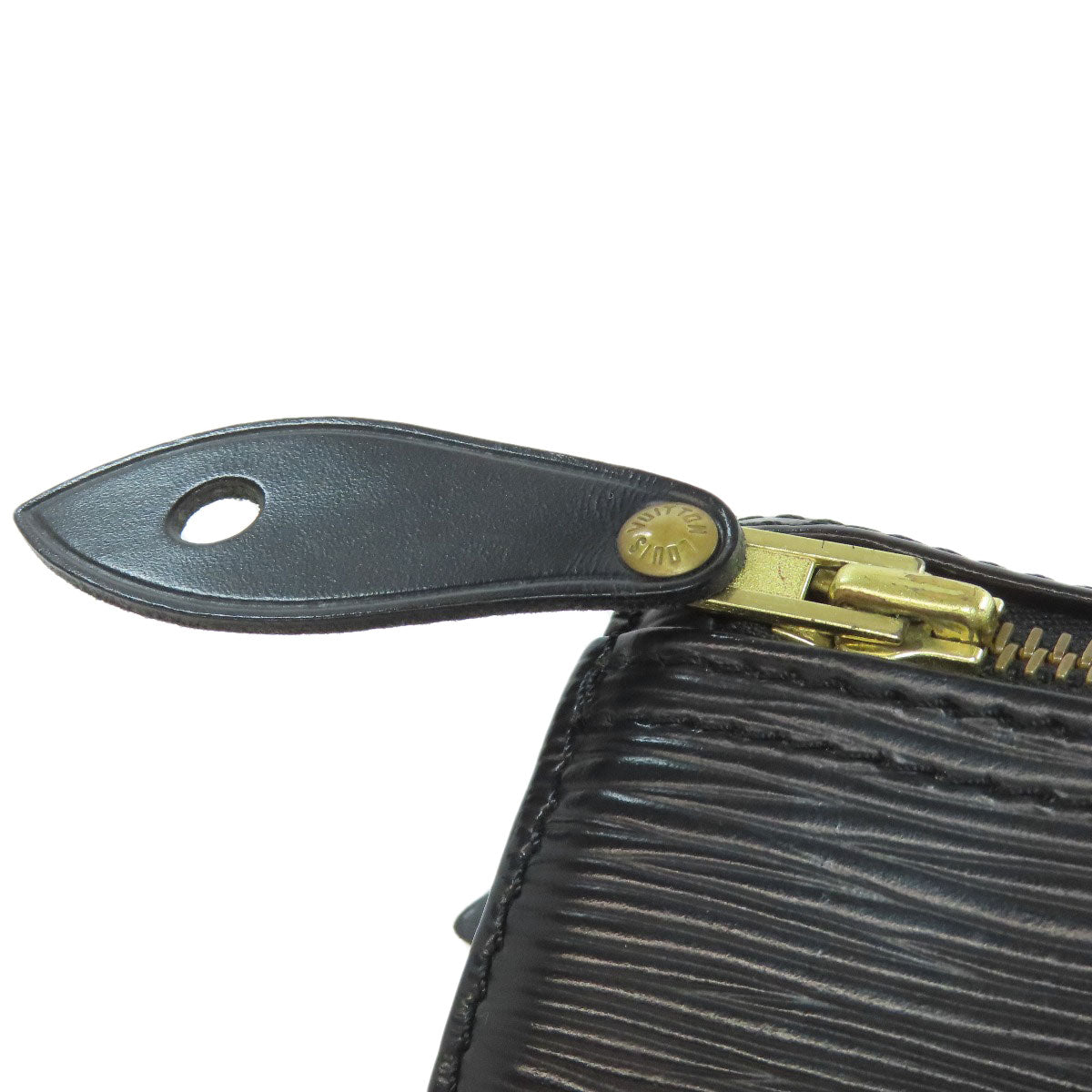 LOUIS VUITTON Boston Duffel bag M59032 Epi black Speedy 25 Women Used Authentic