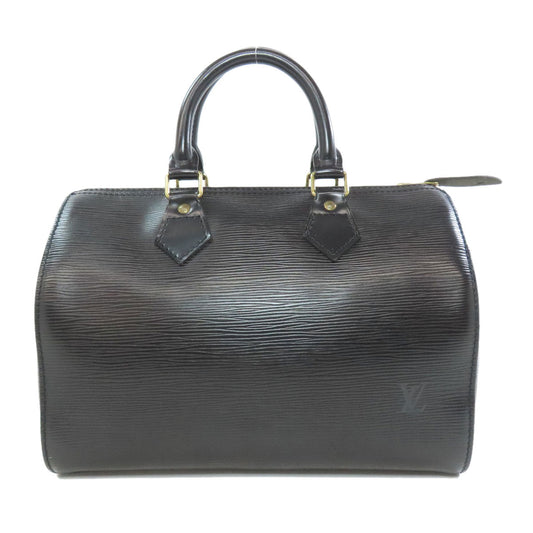 LOUIS VUITTON Boston Duffel bag M59032 Epi black Speedy 25 Women Used Authentic