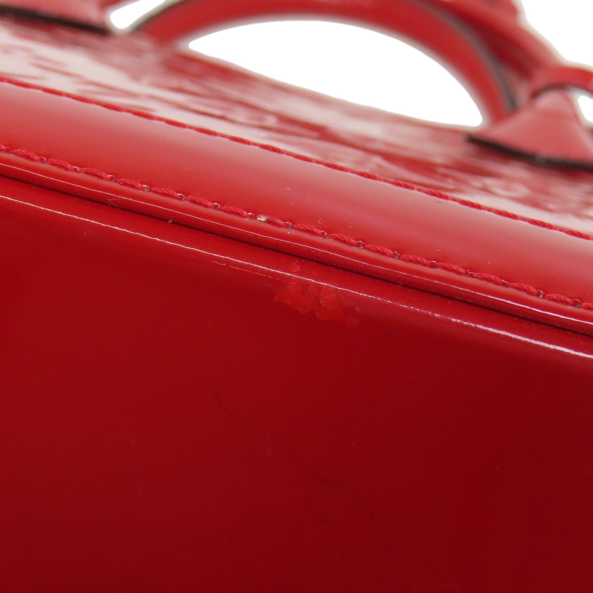 LOUIS VUITTON Handbag M90253 Vernis Red LockitPM