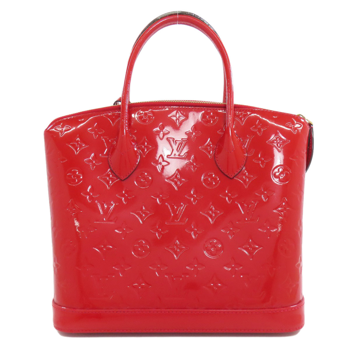 LOUIS VUITTON Handbag M90253 Vernis Red LockitPM