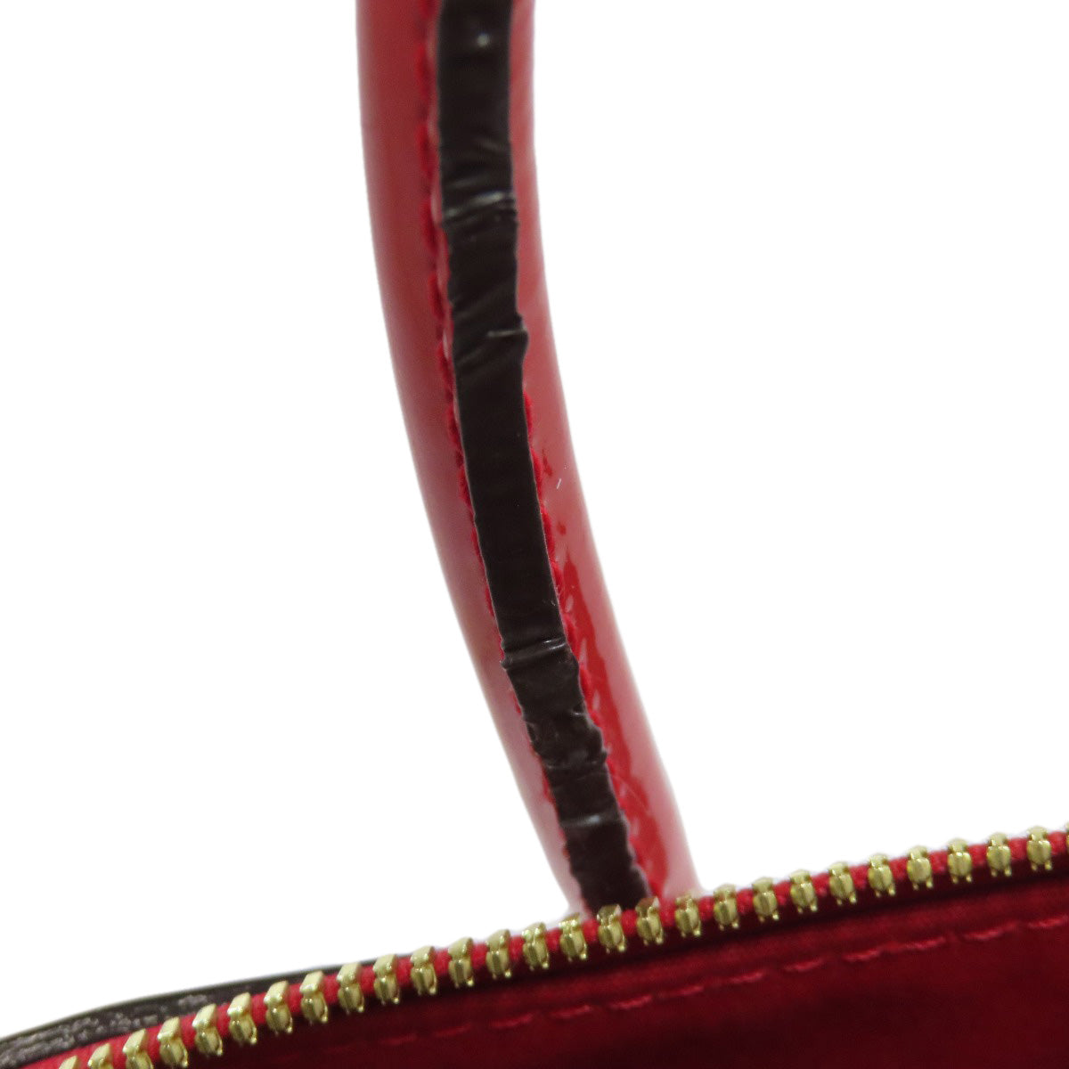 LOUIS VUITTON Handbag M90253 Vernis Red LockitPM