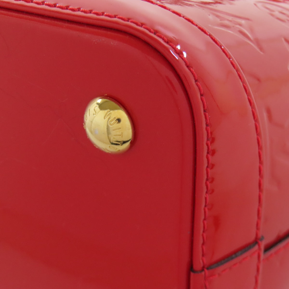LOUIS VUITTON Handbag M90253 Vernis Red LockitPM