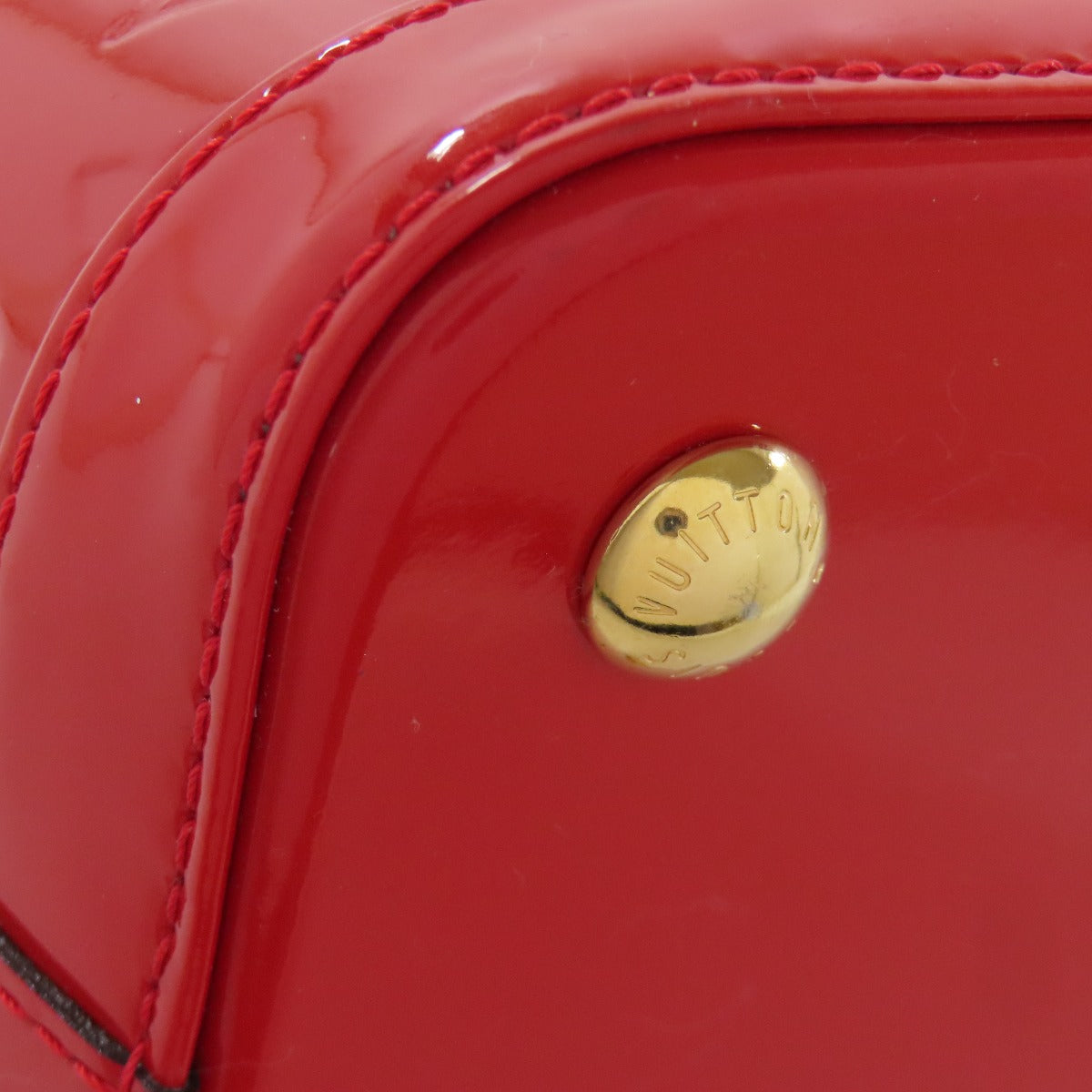 LOUIS VUITTON Handbag M90253 Vernis Red LockitPM