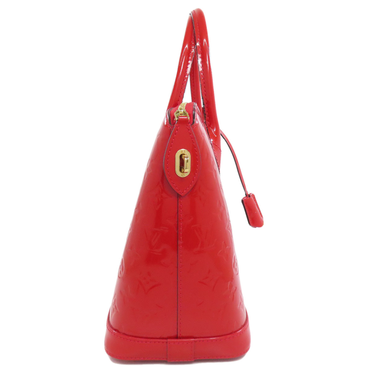 LOUIS VUITTON Handbag M90253 Vernis Red LockitPM