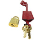 LOUIS VUITTON Handbag M90253 Vernis Red LockitPM