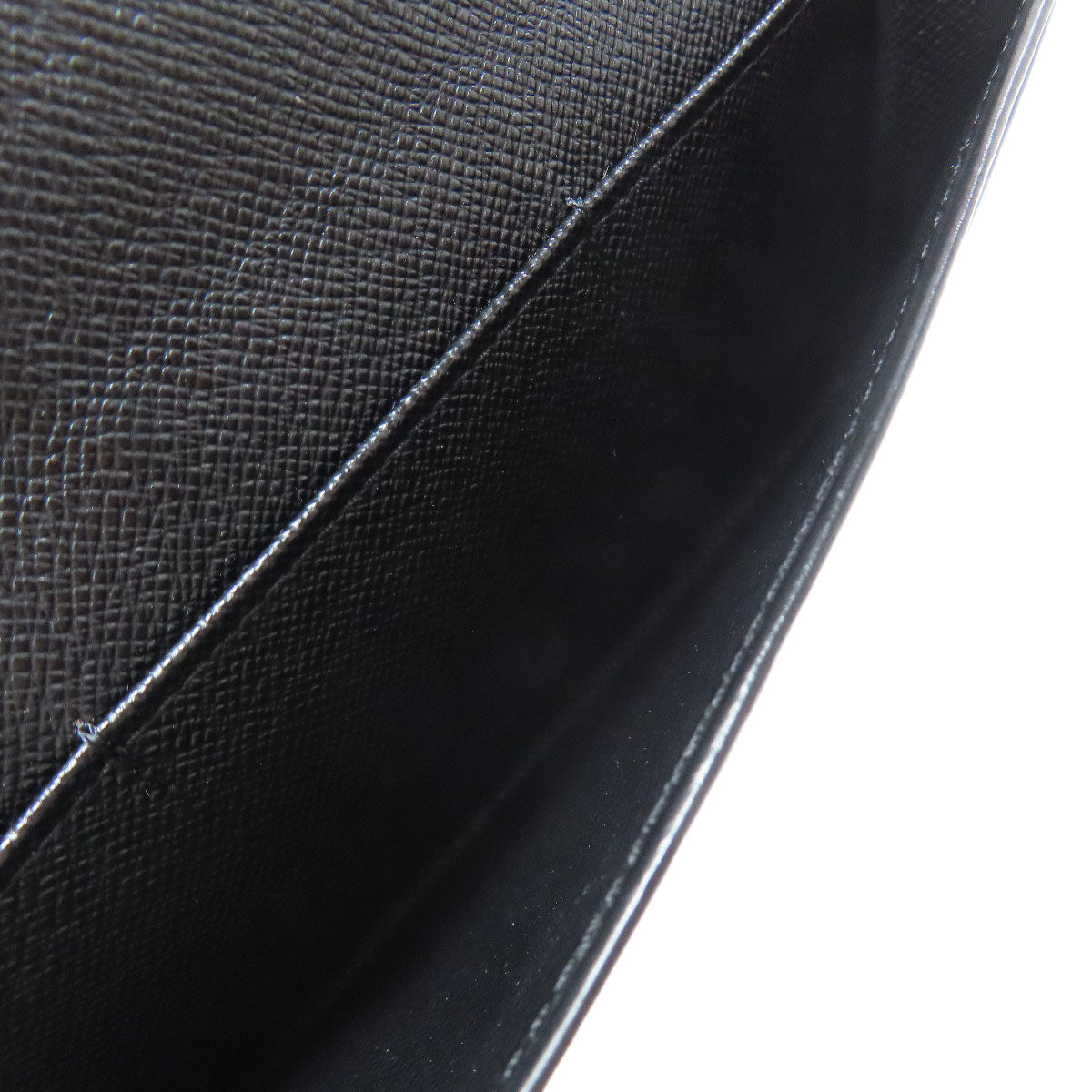 LOUIS VUITTON Long Wallet Purse M63532 Epi black Portoen 3 Cartes Credit mens Used Authentic