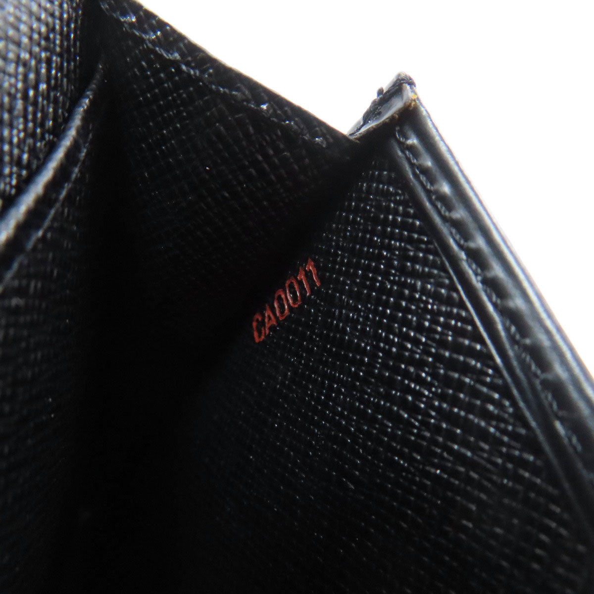 LOUIS VUITTON Long Wallet Purse M63532 Epi black Portoen 3 Cartes Credit mens Used Authentic