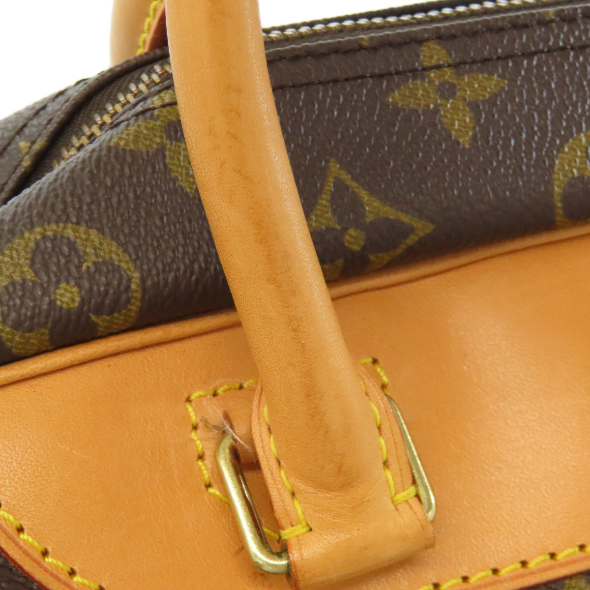 LOUIS VUITTON Tote Bag M47270 Monogram canvas Brown Deauville