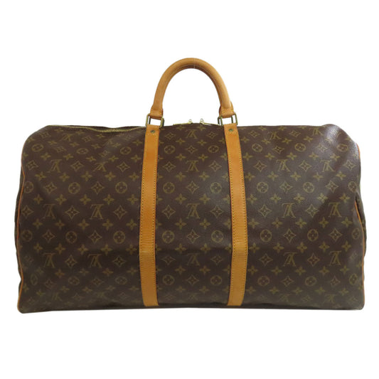 LOUIS VUITTON Boston Duffel bag M41422 Monogram canvas Brown Keepall 60