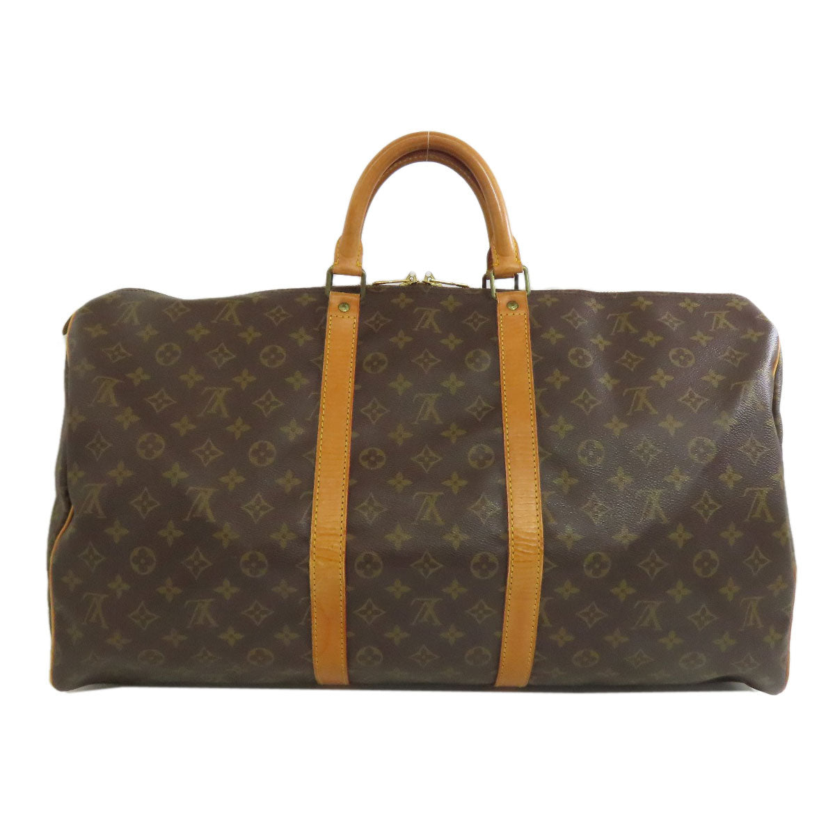 LOUIS VUITTON Boston Duffel bag M41424 Monogram canvas Brown Keepall 55