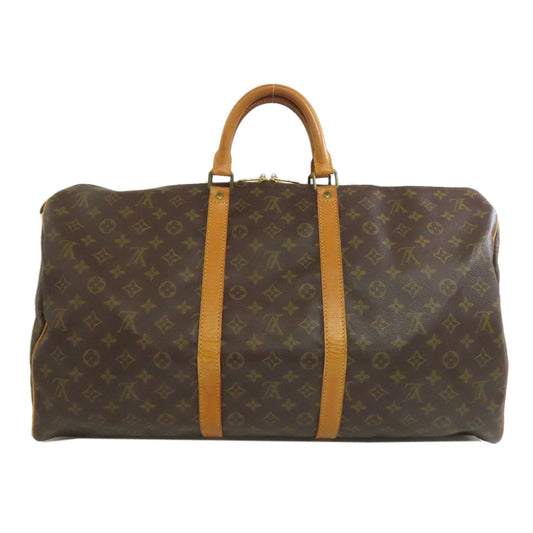 LOUIS VUITTON Boston Duffel bag M41424 Monogram canvas Brown Keepall 55