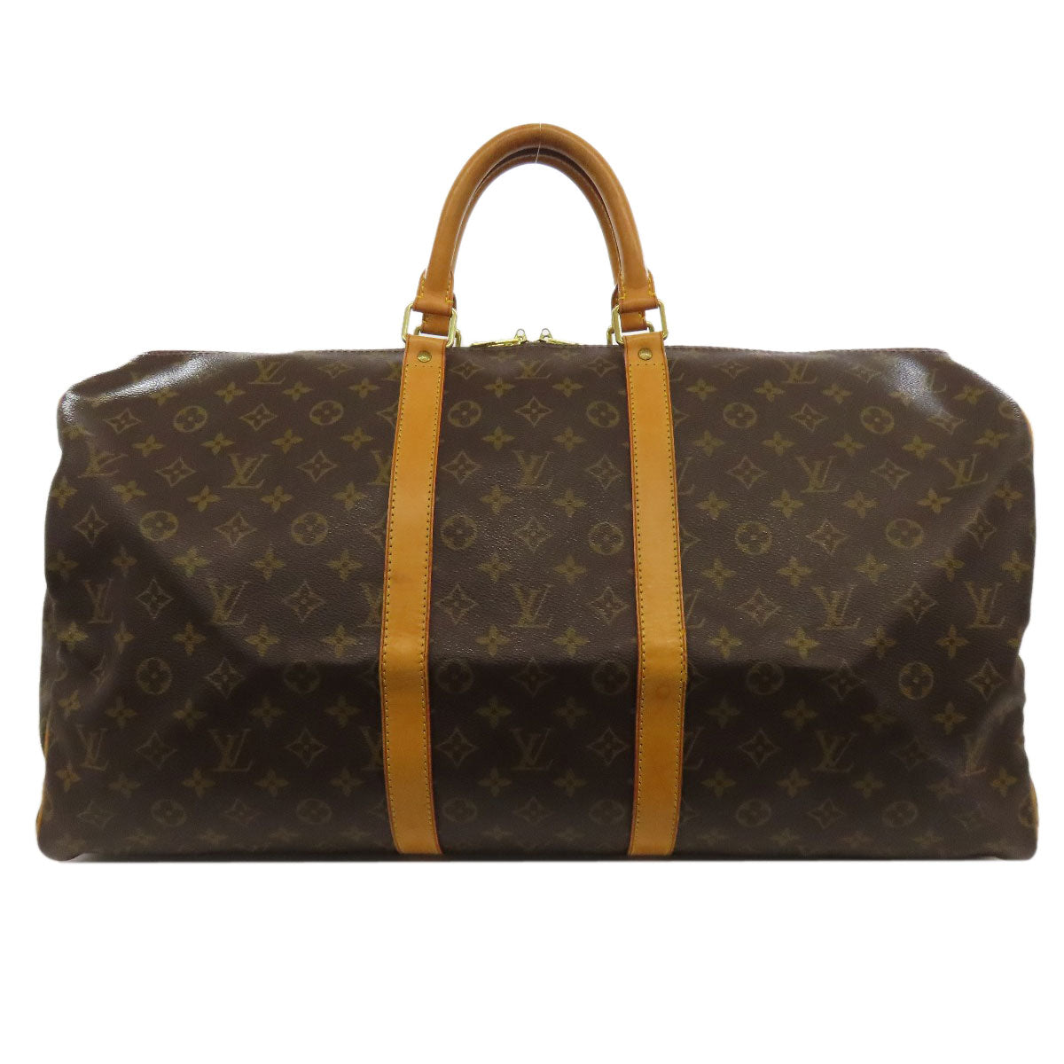 LOUIS VUITTON Boston Duffel bag M41424 Monogram canvas Brown Keepall 55