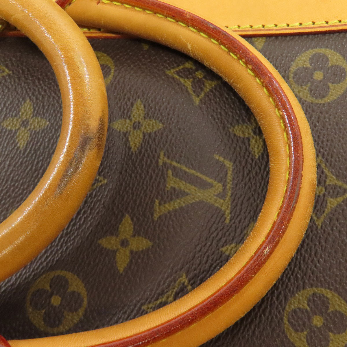 LOUIS VUITTON Boston Duffel bag M41424 Monogram canvas Brown Keepall 55
