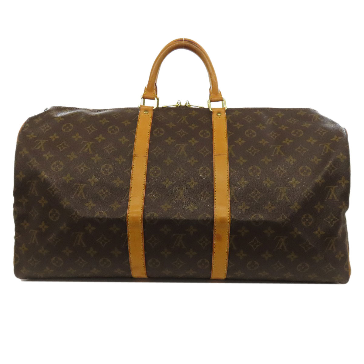LOUIS VUITTON Boston Duffel bag M41424 Monogram canvas Brown Keepall 55