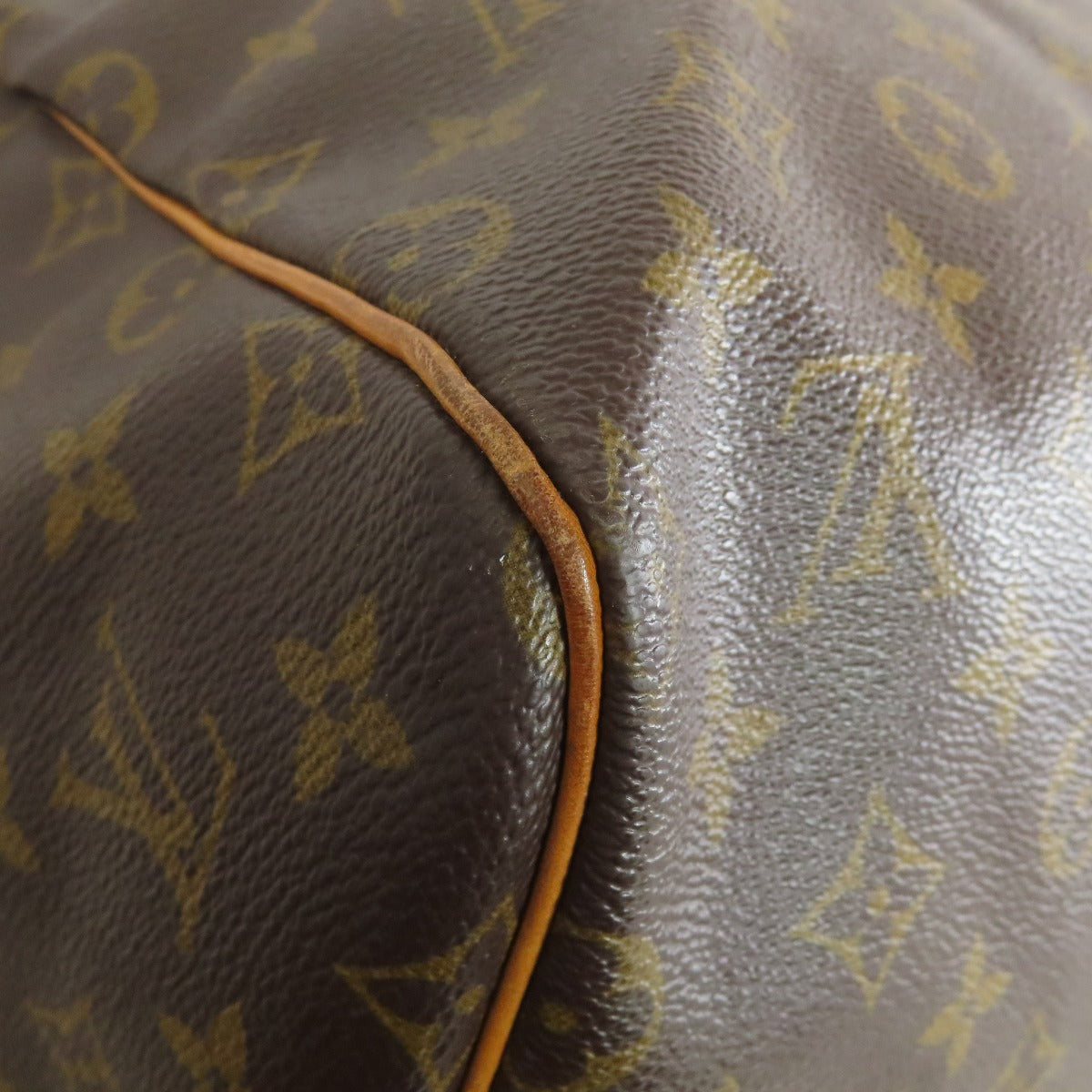 LOUIS VUITTON Boston Duffel bag M41424 Monogram canvas Brown Keepall 55