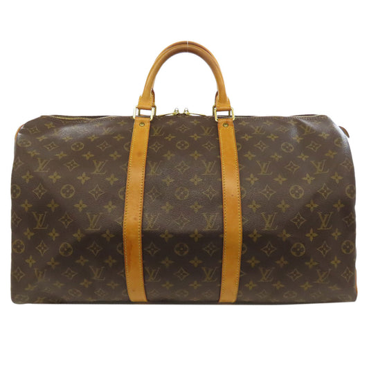 LOUIS VUITTON Boston Duffel bag M41416 Monogram canvas Brown Keepall 50