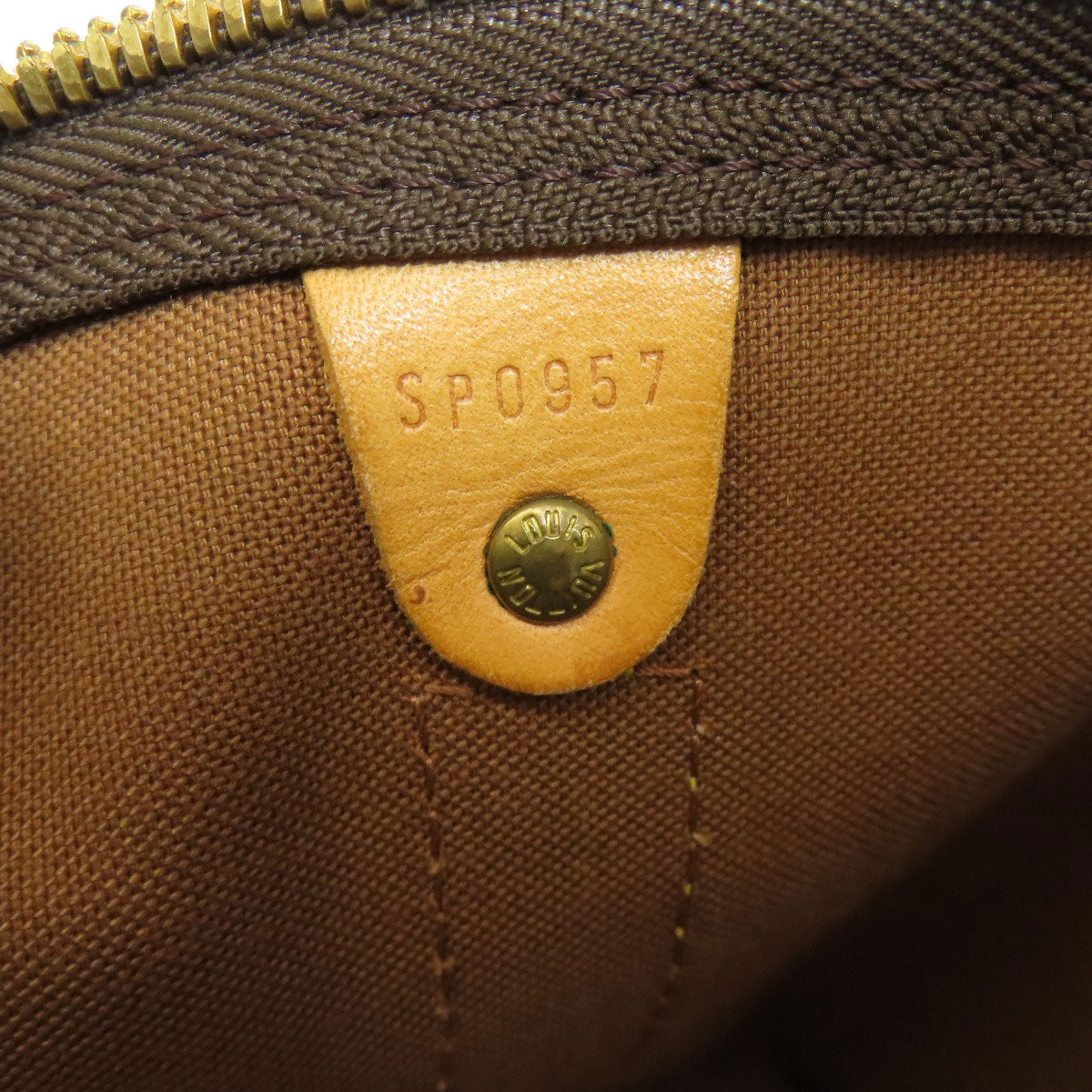 LOUIS VUITTON Boston Duffel bag M41416 Monogram canvas Brown Keepall 50