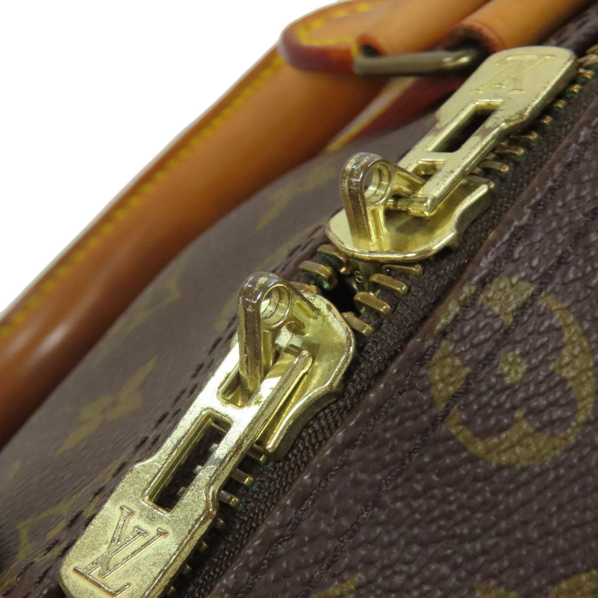 LOUIS VUITTON Boston Duffel bag M41428 Monogram canvas Brown Keepall 45 Women Used Authentic