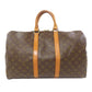 LOUIS VUITTON Boston Duffel bag M41428 Monogram canvas Brown Keepall 45 Women Used Authentic