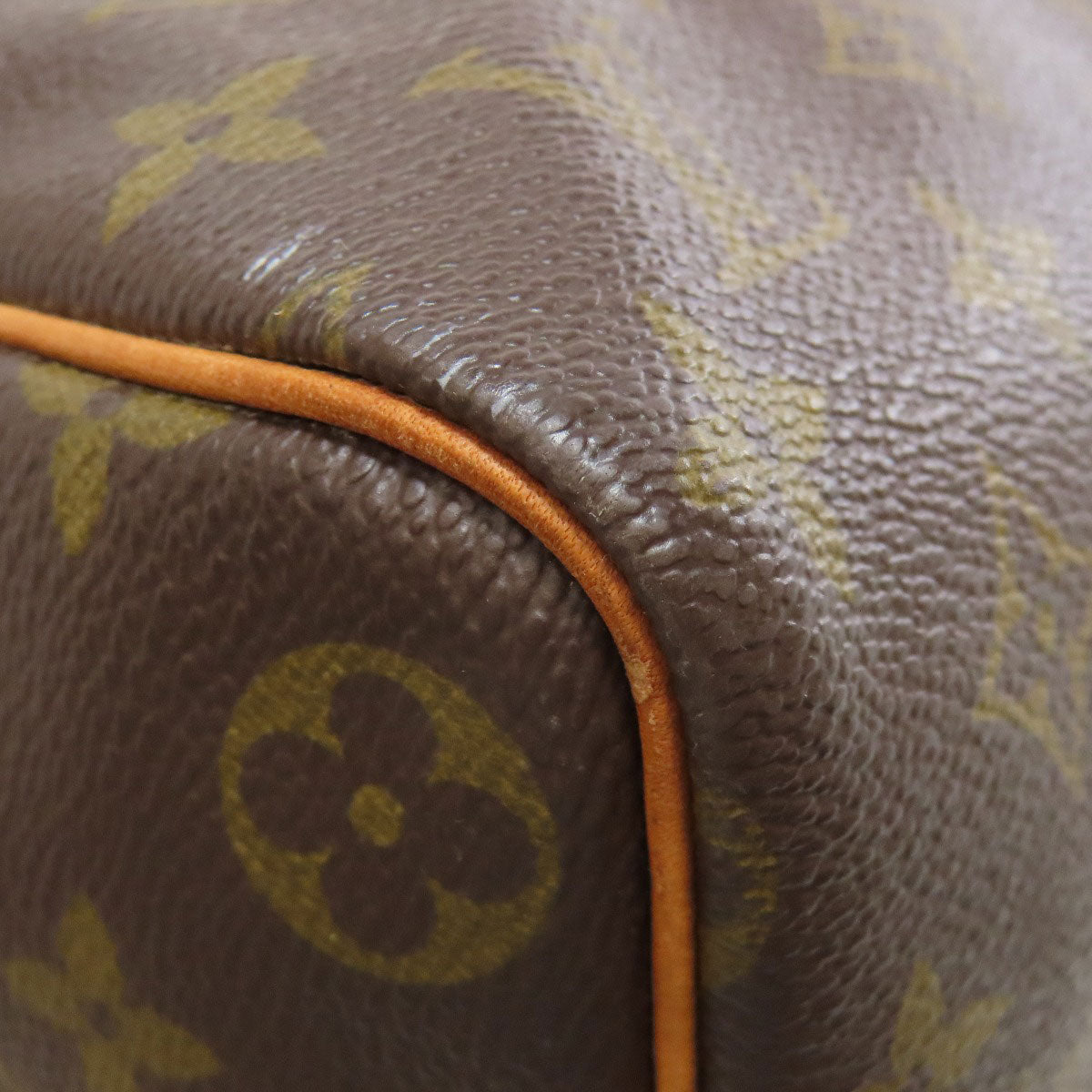 LOUIS VUITTON Boston Duffel bag M41428 Monogram canvas Brown Keepall 45 Women Used Authentic
