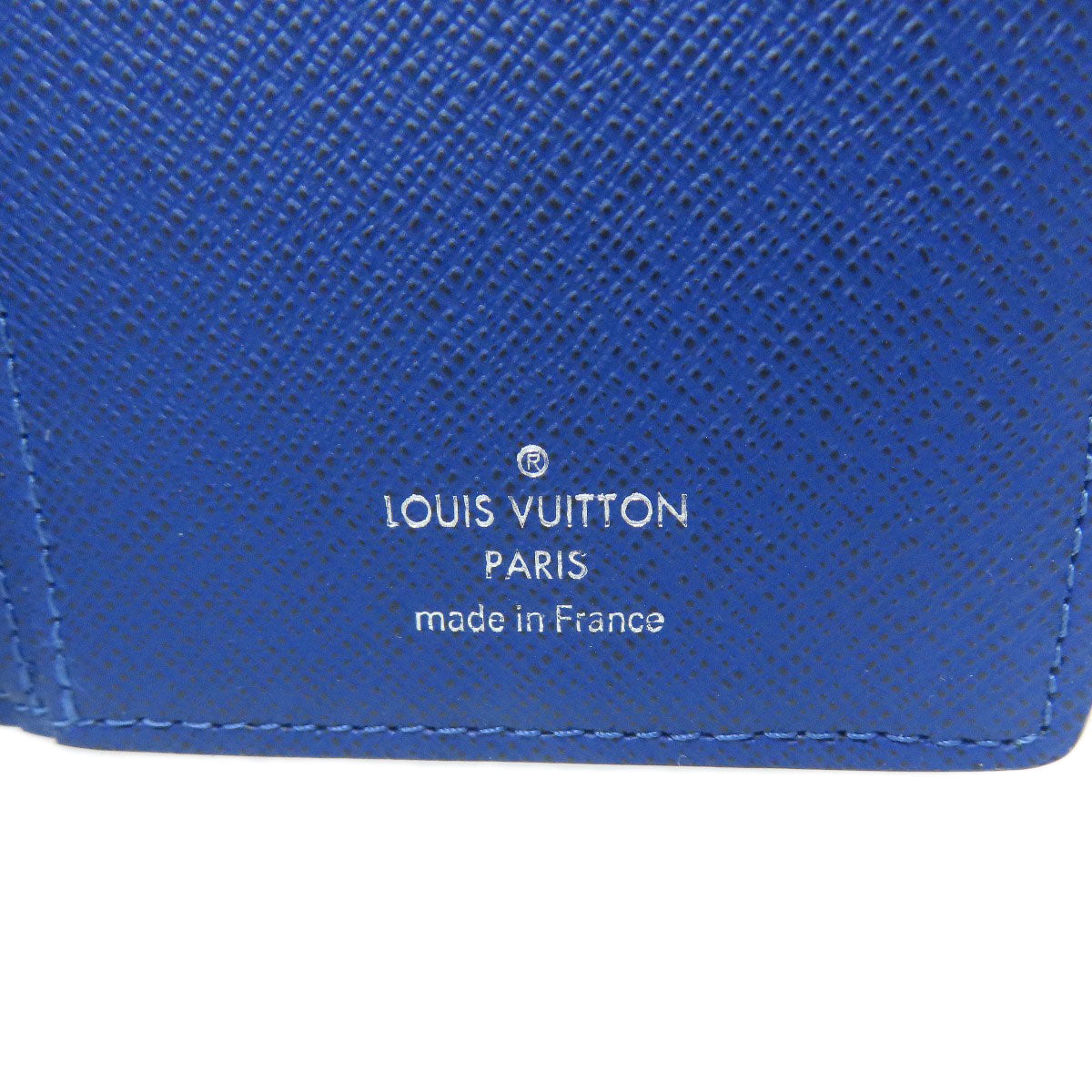 LOUIS VUITTON Long Wallet Purse M30297 Monogram canvas blue Portefeuille Blaza mens Used Authentic