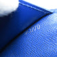 LOUIS VUITTON Long Wallet Purse M30297 Monogram canvas blue Portefeuille Blaza mens Used Authentic
