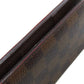 LOUIS VUITTON Long Wallet Purse N60017 Damier canvas Brown Portefeuille Blaza Women Used Authentic