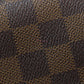 LOUIS VUITTON Long Wallet Purse N60017 Damier canvas Brown Portefeuille Blaza Women Used Authentic