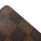 LOUIS VUITTON Long Wallet Purse N60017 Damier canvas Brown Portefeuille Blaza Women Used Authentic