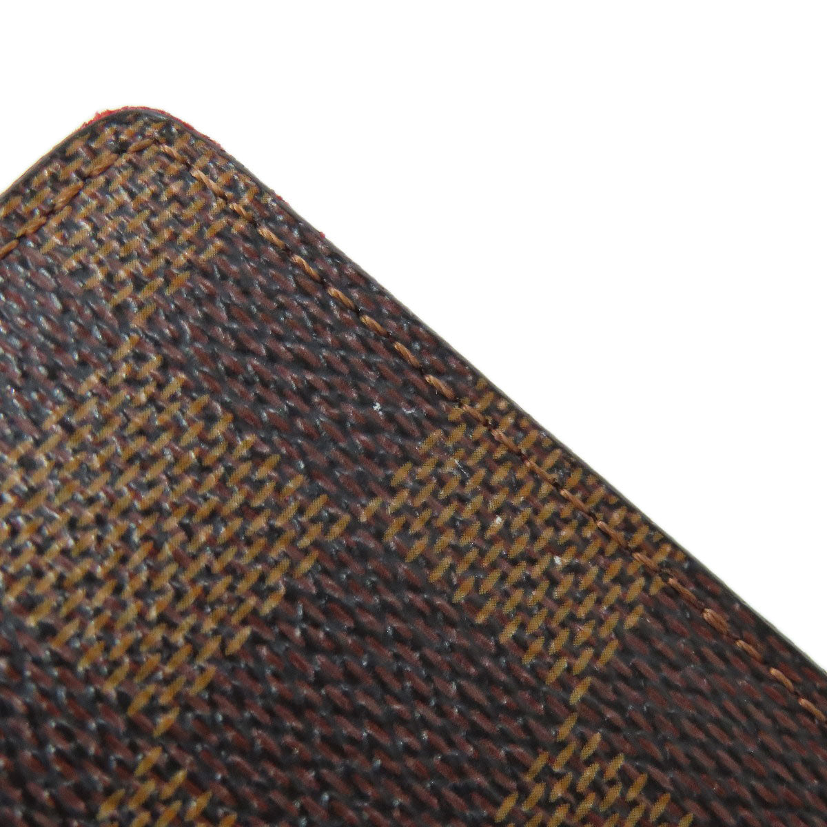 LOUIS VUITTON Long Wallet Purse N60017 Damier canvas Brown Portefeuille Blaza Women Used Authentic