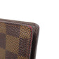 LOUIS VUITTON Long Wallet Purse N60017 Damier canvas Brown Portefeuille Blaza Women Used Authentic