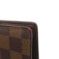 LOUIS VUITTON Long Wallet Purse N60017 Damier canvas Brown Portefeuille Blaza Women Used Authentic