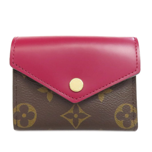 LOUIS VUITTON Bifold Wallet M62932 Monogram canvas Brown Portefeuille Zoe Women Used Authentic