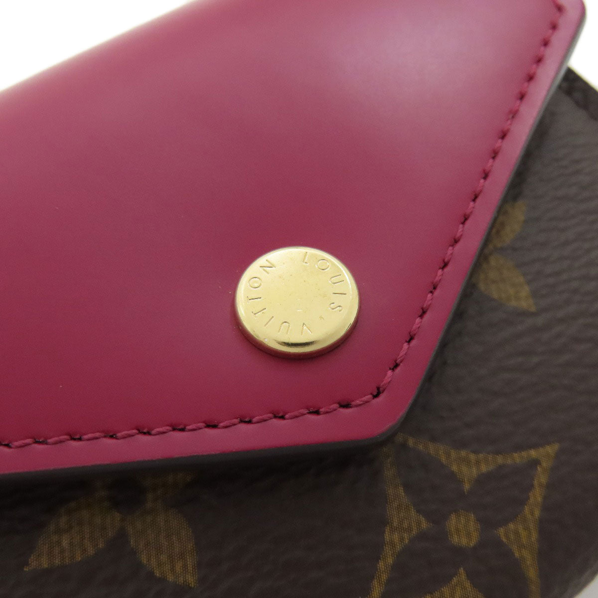LOUIS VUITTON Bifold Wallet M62932 Monogram canvas Brown Portefeuille Zoe Women Used Authentic