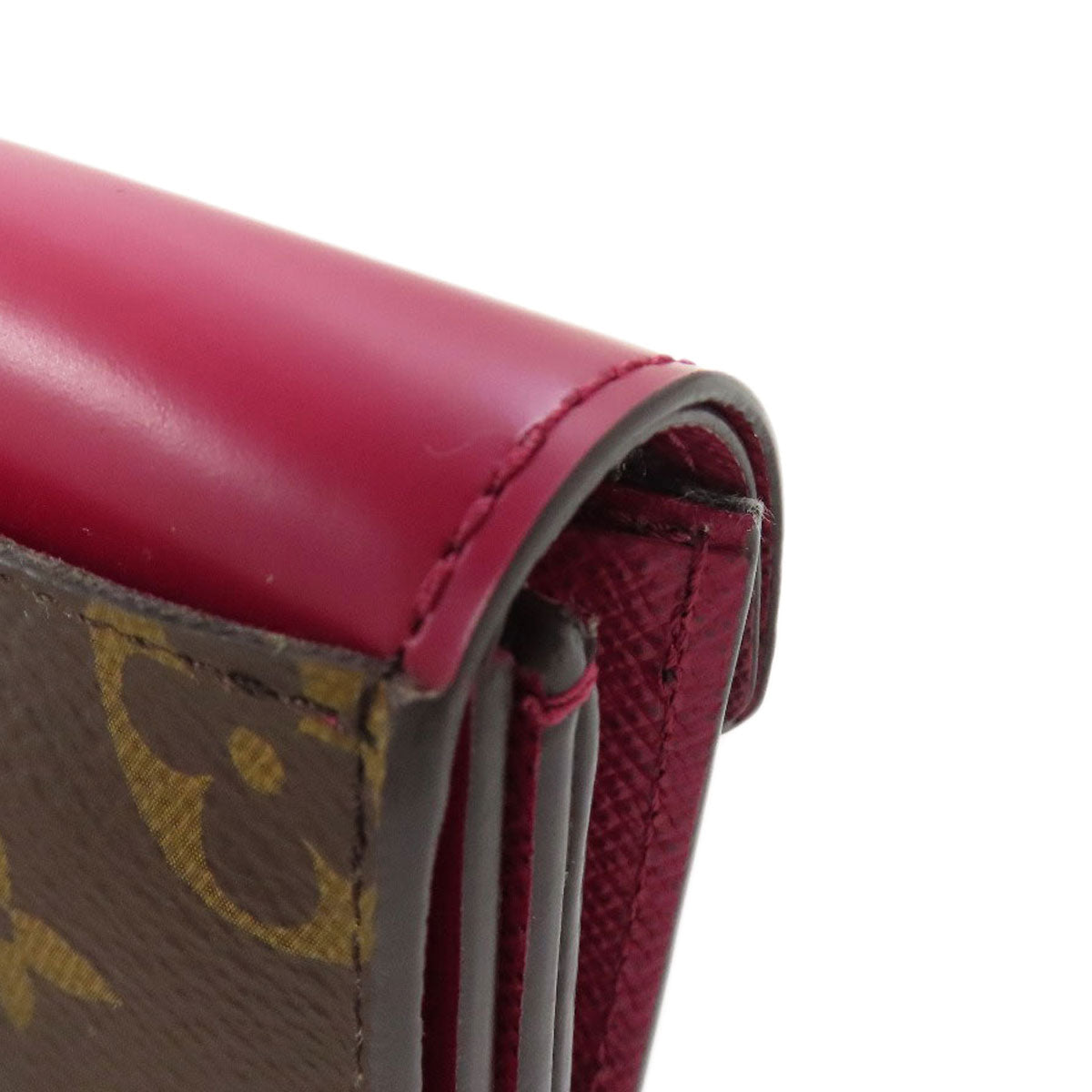 LOUIS VUITTON Bifold Wallet M62932 Monogram canvas Brown Portefeuille Zoe Women Used Authentic