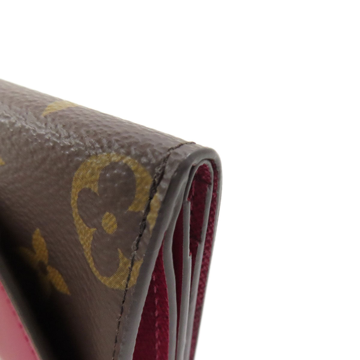 LOUIS VUITTON Bifold Wallet M62932 Monogram canvas Brown Portefeuille Zoe Women Used Authentic