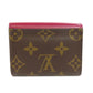 LOUIS VUITTON Bifold Wallet M62932 Monogram canvas Brown Portefeuille Zoe Women Used Authentic